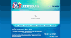 Desktop Screenshot of letsclean.co.uk